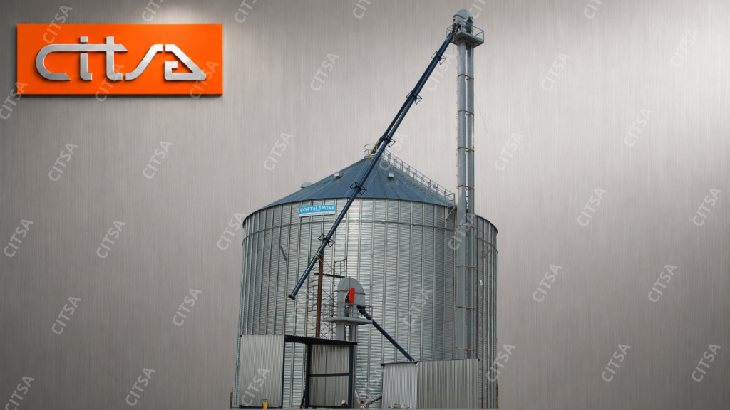 Silos de fondo plano